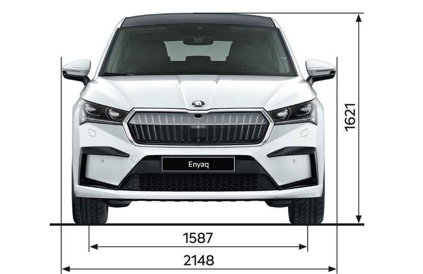 Abmessungen des Škoda Superb Combi in Heckansicht